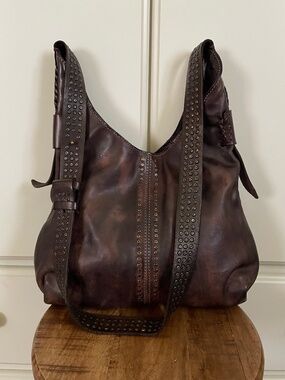 Frye Samantha Studded Hobo